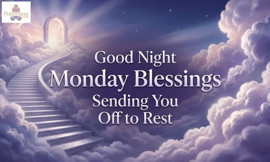 Good Night Monday Blessings Sending You Off to Rest