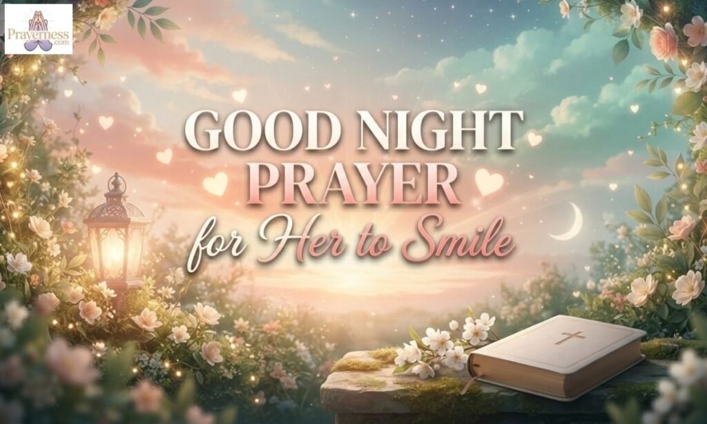 Good Night Prayer for Her to Smile