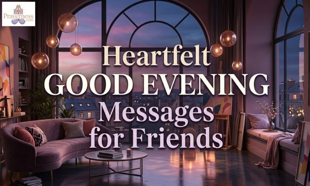 Heartfelt Good Evening Messages for Friends