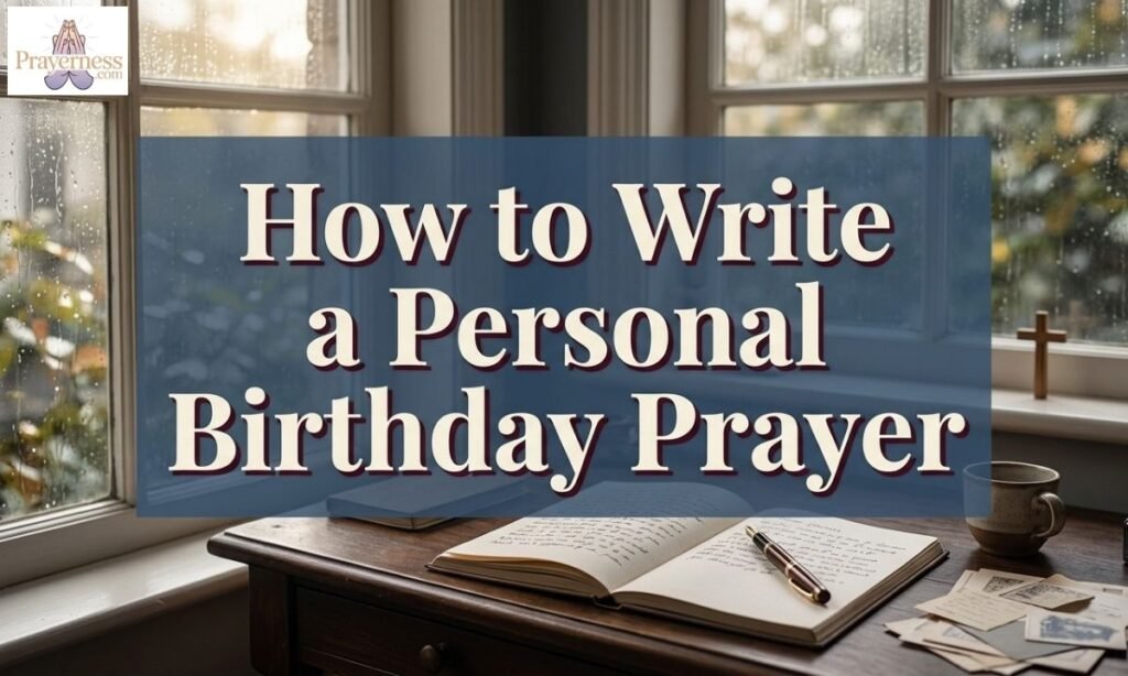 How to Write a Personal Birthday Prayer
