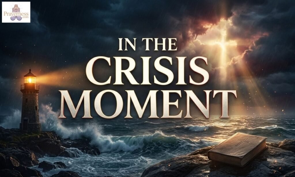 In the Crisis Moment