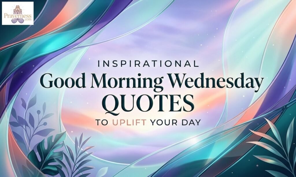 Inspirational Good Morning Wednesday Quotes to Uplift Your Day