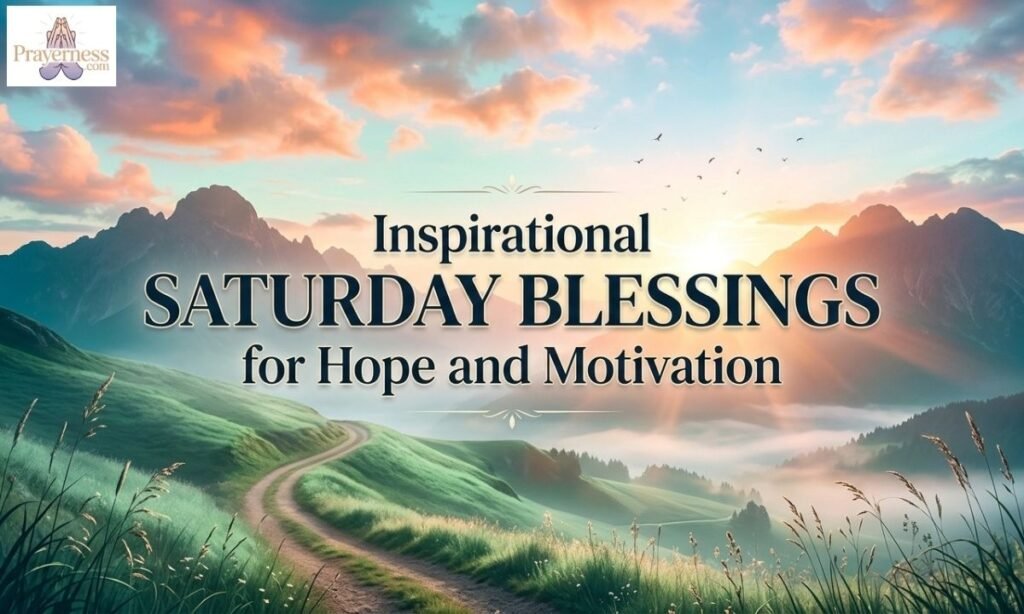 Inspirational Saturday Blessings for Hope and Motivation