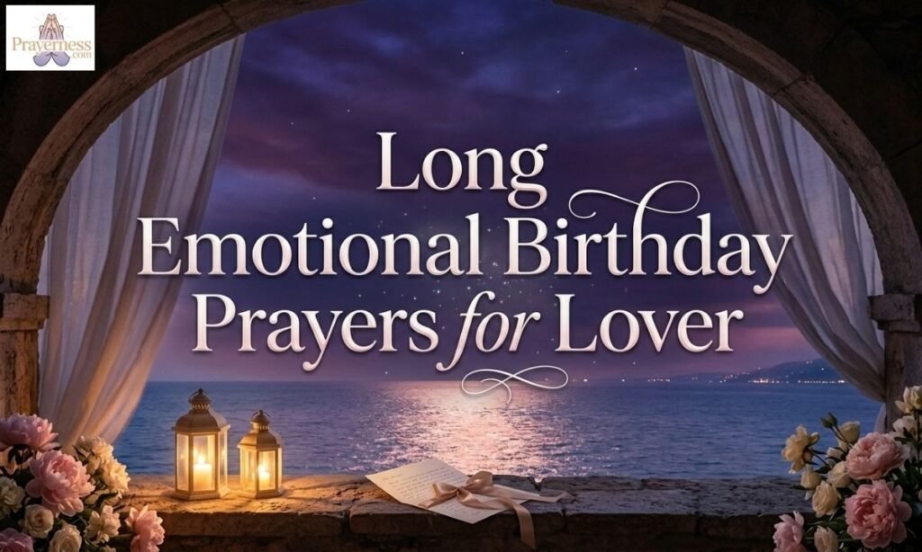 Long Emotional Birthday Prayers for Lover
