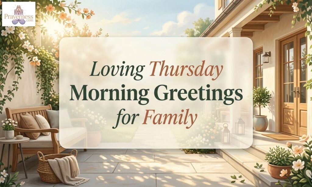 Loving Thursday Morning Greetings for Family
