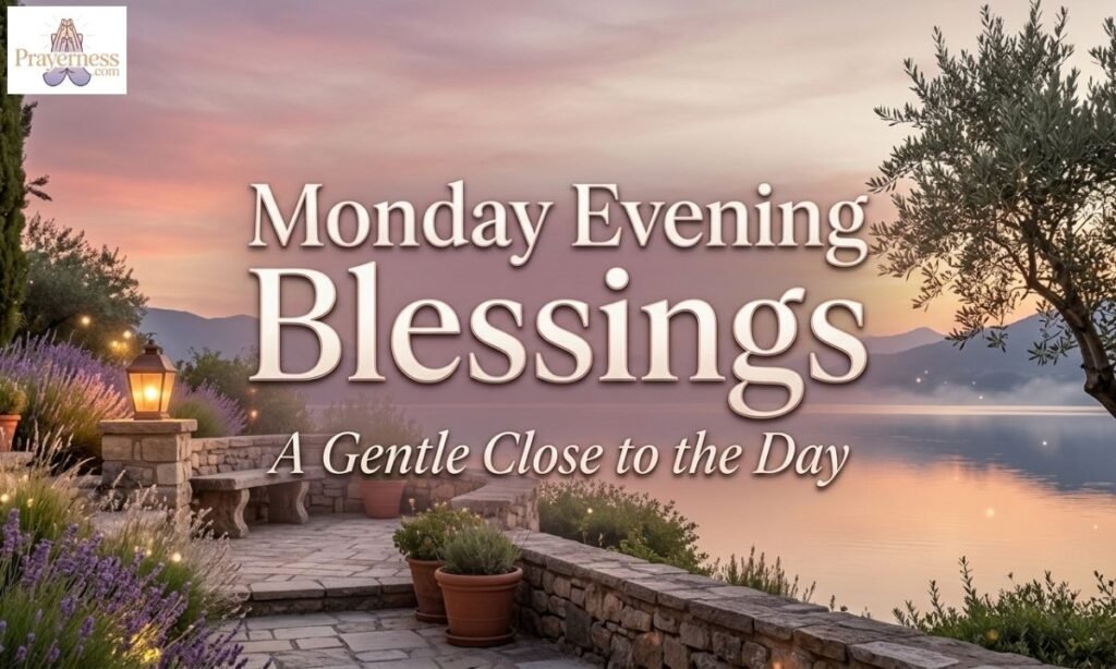 Monday Evening Blessings A Gentle Close to the Day