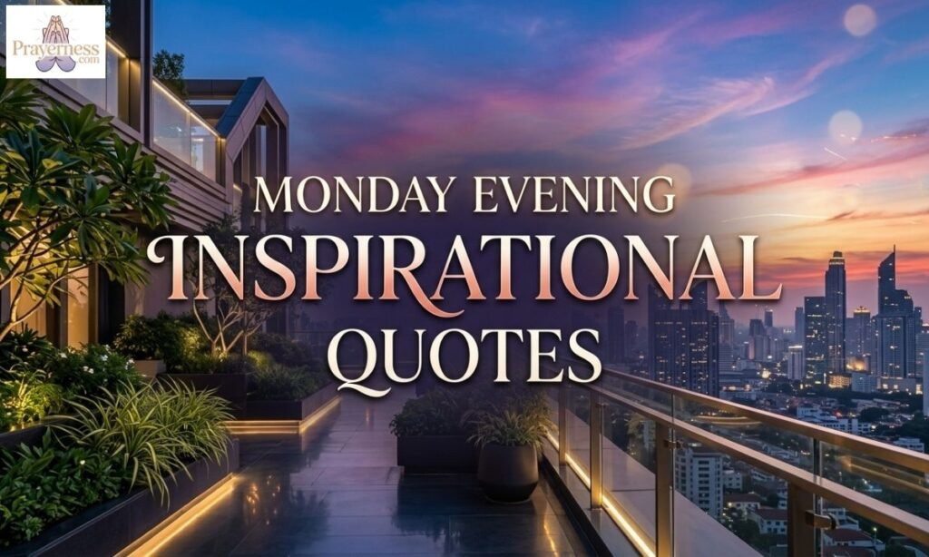 Monday Evening Inspirational Quotes