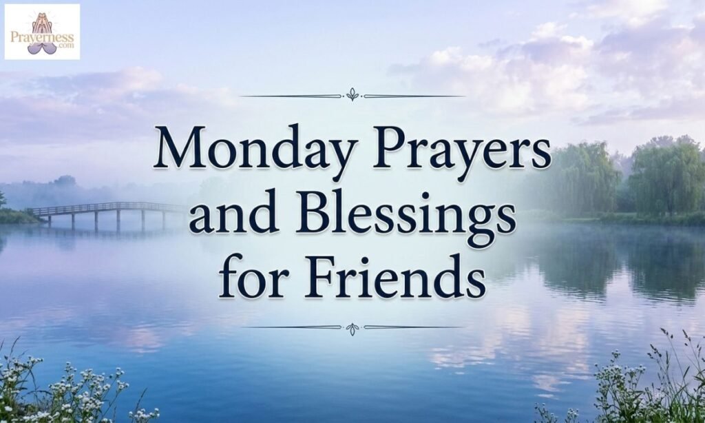 Monday Prayers and Blessings for Friends
