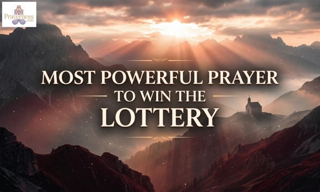 Most Powerful Prayer to Win The Lottery