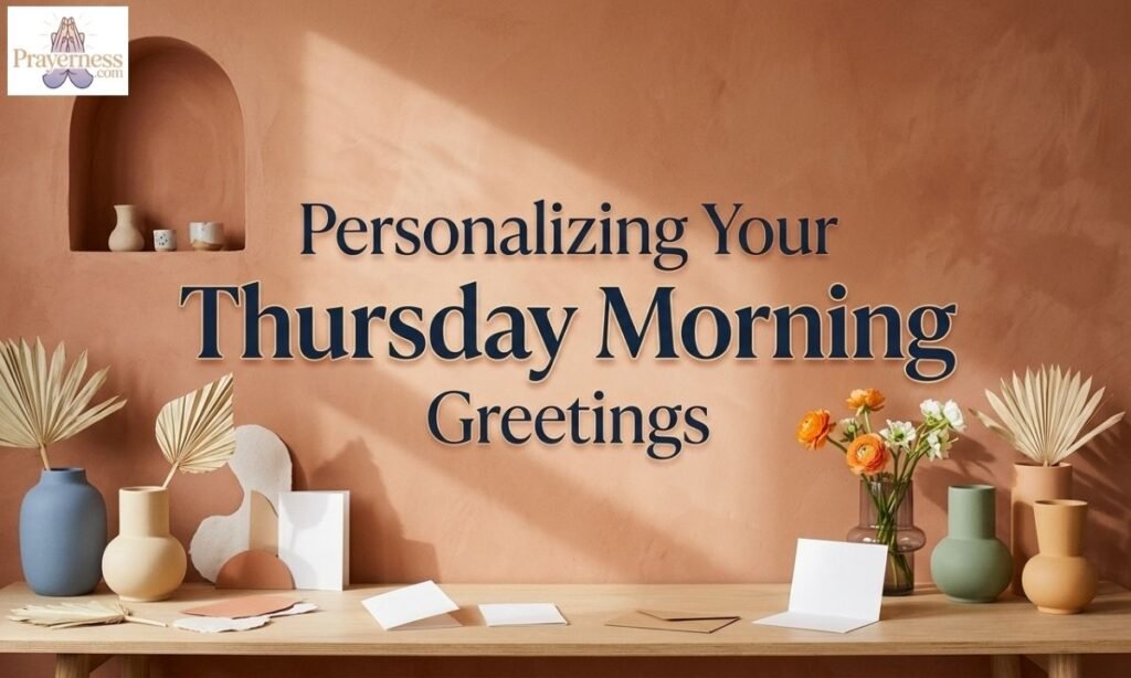 Personalizing Your Thursday Morning Greetings