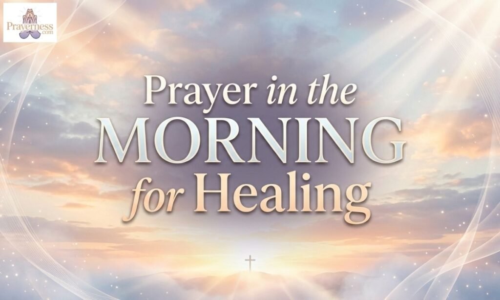 Prayer in the Morning for Healing