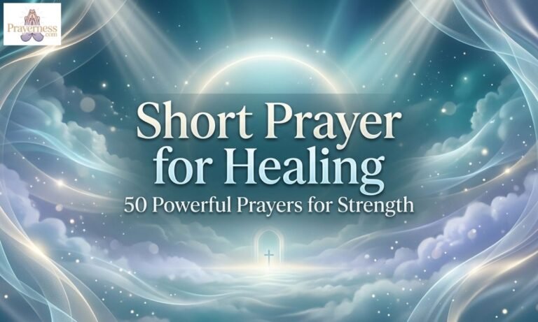 Short Prayer for Healing 50 Powerful Prayers for Strength, Recovery, and Peace