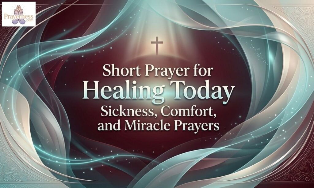 Short Prayer for Healing Today Sickness, Comfort, and Miracle Prayers