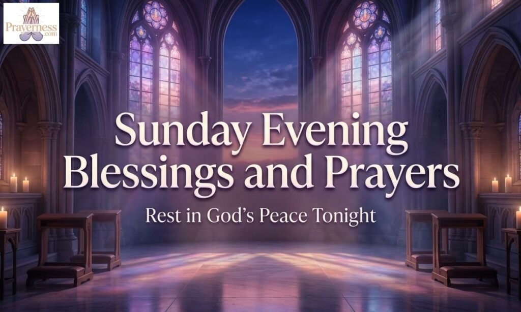 Sunday Evening Blessings and Prayers