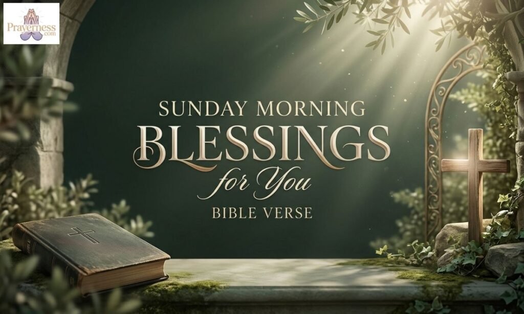 Sunday Morning Blessings for You Bible Verse