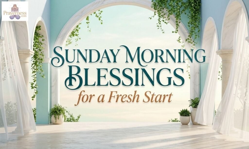 Sunday Morning Blessings for a Fresh Start