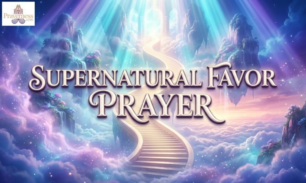 Supernatural Favor Prayer
