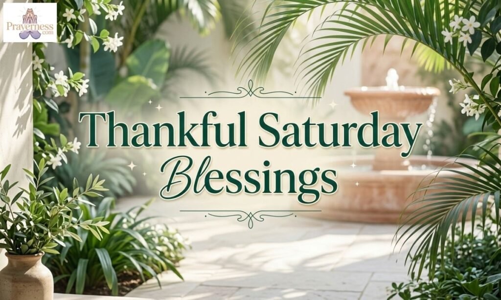Thankful Saturday Blessings