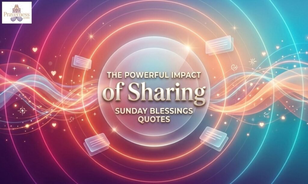 The Powerful Impact of Sharing Sunday Blessings Quotes