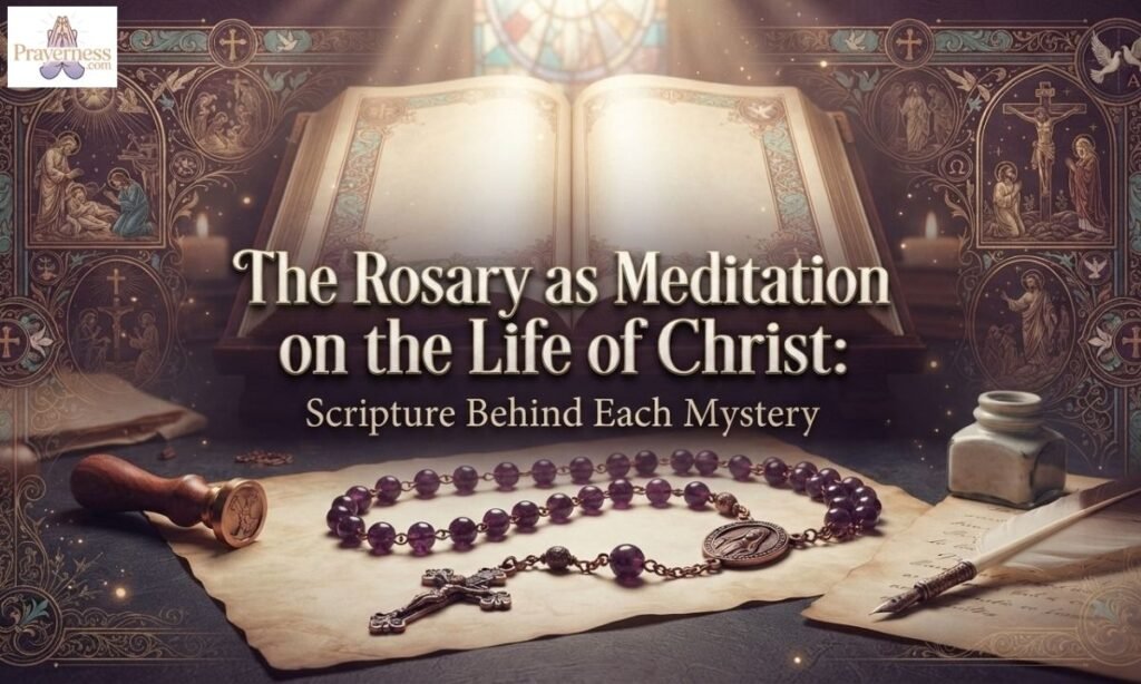 The Rosary as Meditation on the Life of Christ Scripture Behind Each Mystery