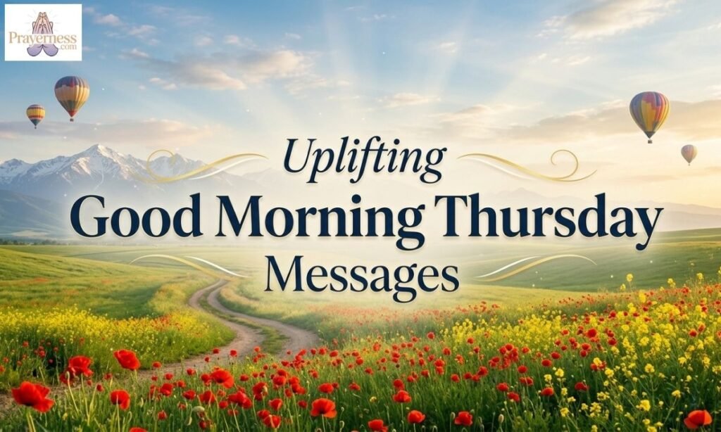 Uplifting Good Morning Thursday Messages