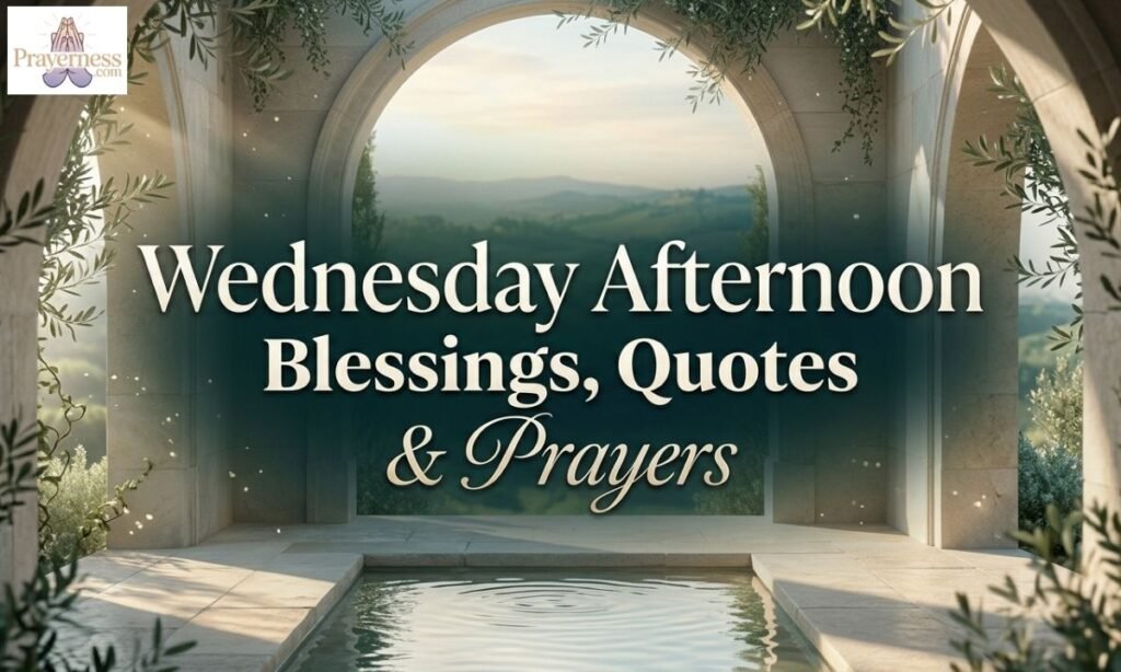 Wednesday Afternoon Blessings, Quotes & Prayers