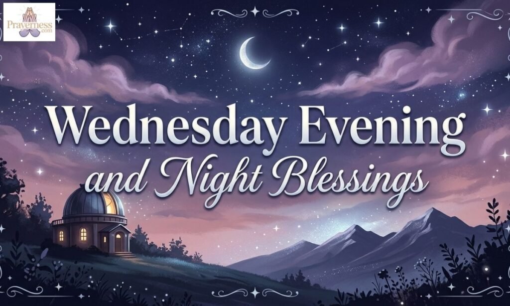 Wednesday Evening and Night Blessings
